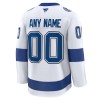 Maillot de Hockey Tampa Bay Lightning Personnaliser Fanatics Premium 2024-25 Blanc Extérieur - Homme
